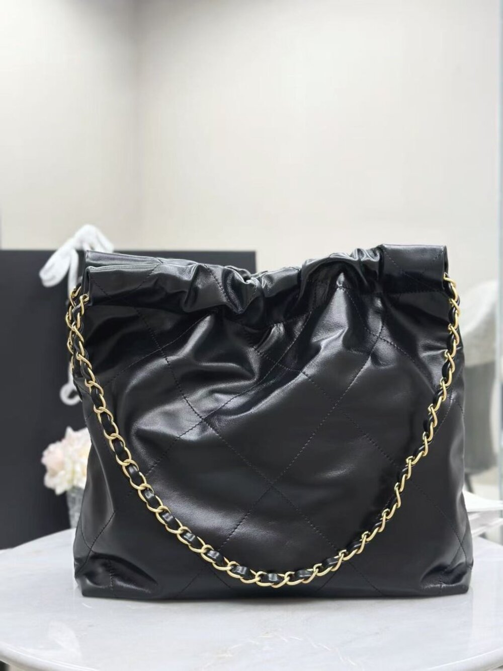 Chanel Small 22 Chain Hobo Quilted Calfskin - Picture 3 of 8
